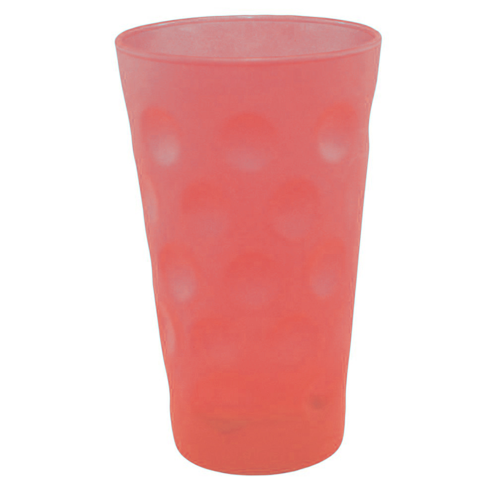 Farbiges Dubbeglas Pink, matt, 0,5 Liter
