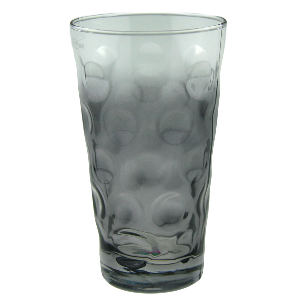 Farbiges Dubbeglas grau, 3/4 gefärbt, 0,5 Liter