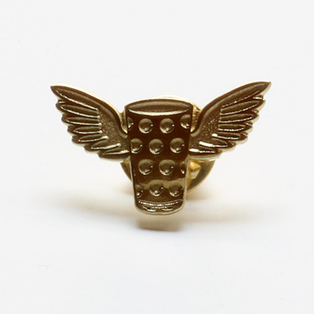Pin Dubbewings, gold