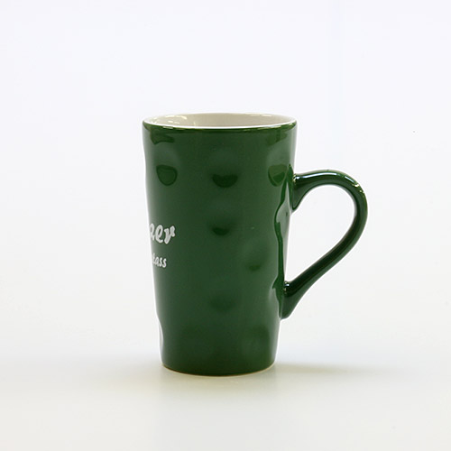 Dubbetasse mit Aufdruck "Pälzer Dubbetass", grün, 0,2 Liter Seite