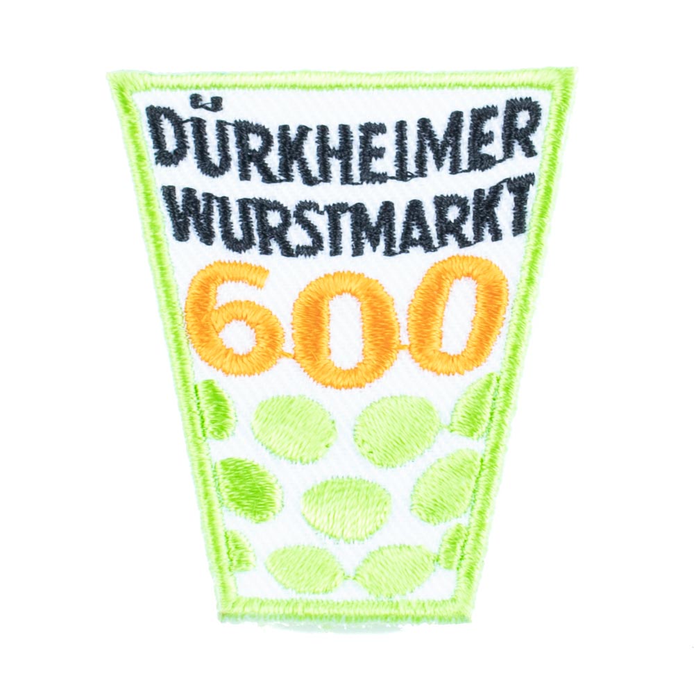 Abzeichen „Dürkheimer Wurstmarkt“, 600 Jahre, klein