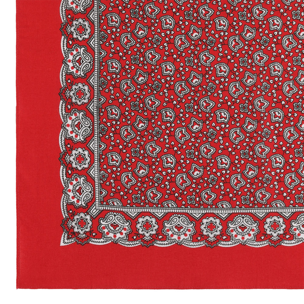 Winzertuch Halstuch Paisley rot