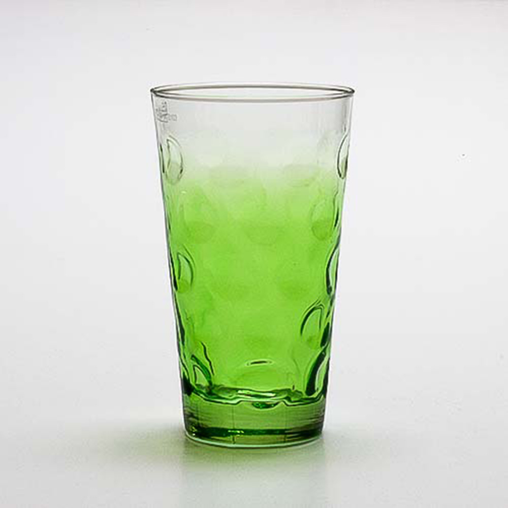 Farbiges Dubbeglas grün, 3/4 gefärbt, 0,5 Liter