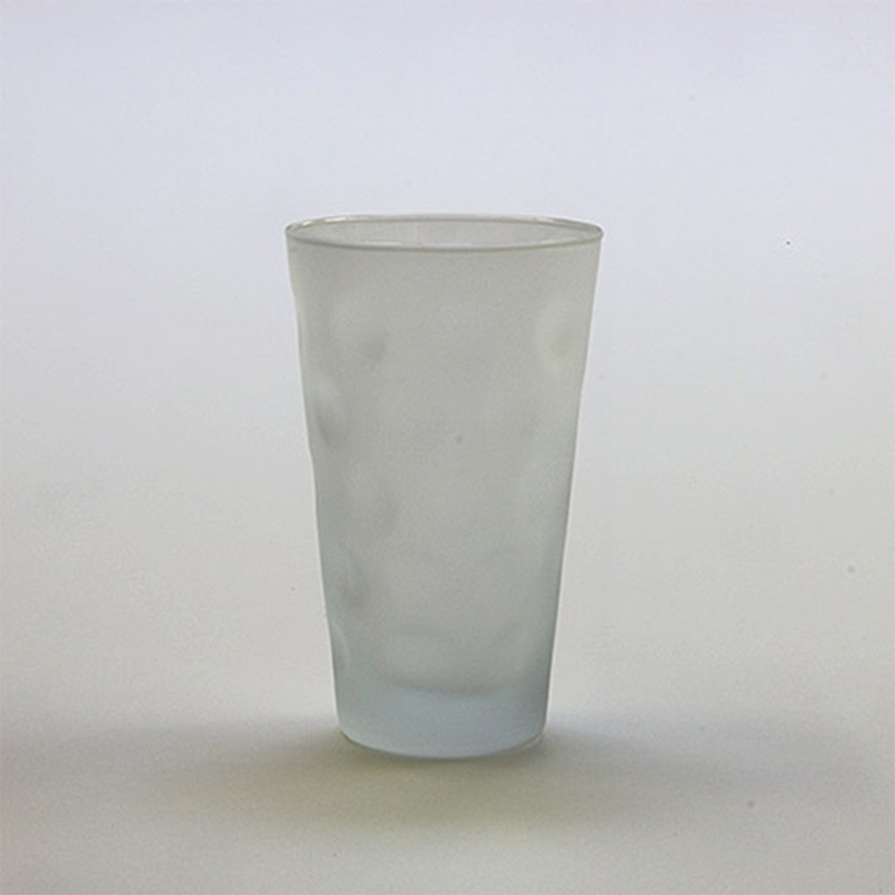 Dubbeglas satiniert, 0,5 Liter