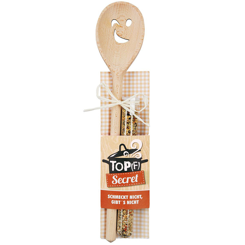 Holz Kochlöffel+Gewürzmischung Top(f) Secret