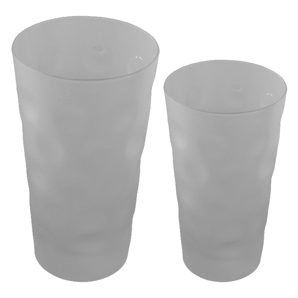 Pfälzer Dubbeglas - Satiniert