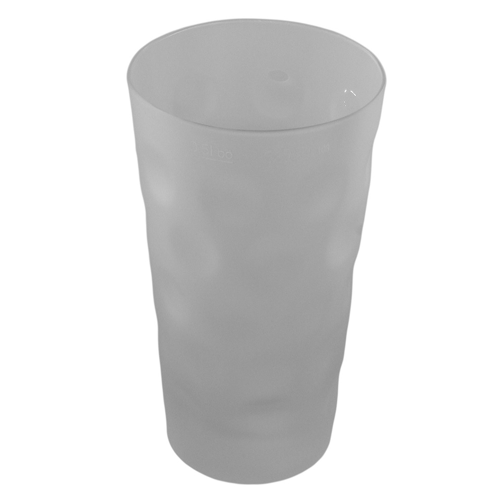 Dubbeglas satiniert, 0,5 Liter