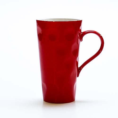 Dubbetasse, rot, 0,5 Liter