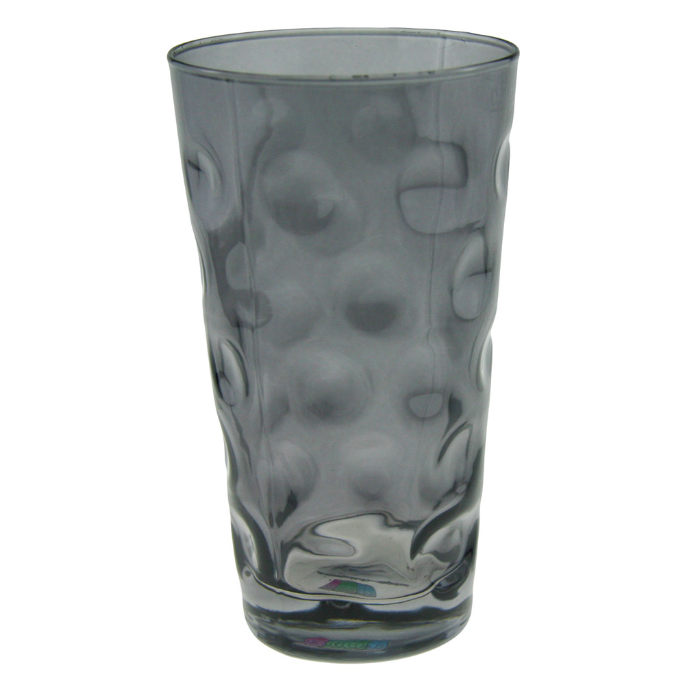Farbiges Dubbeglas grau, ganz gefärbt, 0,5 Liter