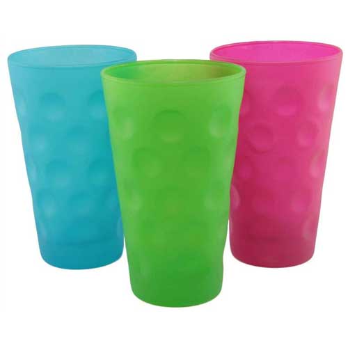 Farbige Dubbegläser